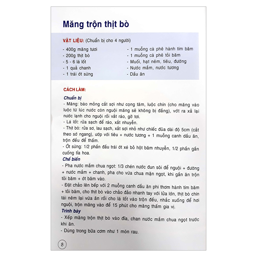 Thực Đơn Cơm Gia Đình 3 Món Miền Trung