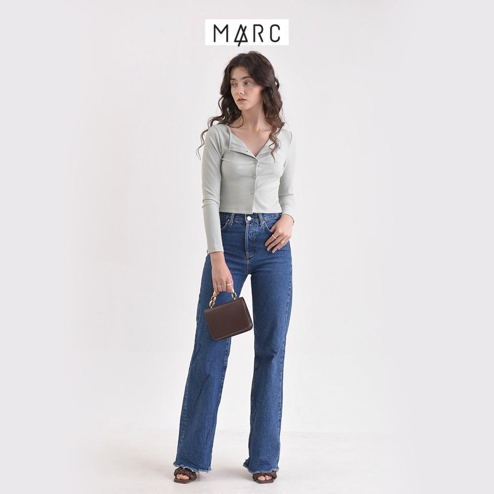 Áo khoác cardigan nữ MARC FASHION tay dài cài nút CBMH081822