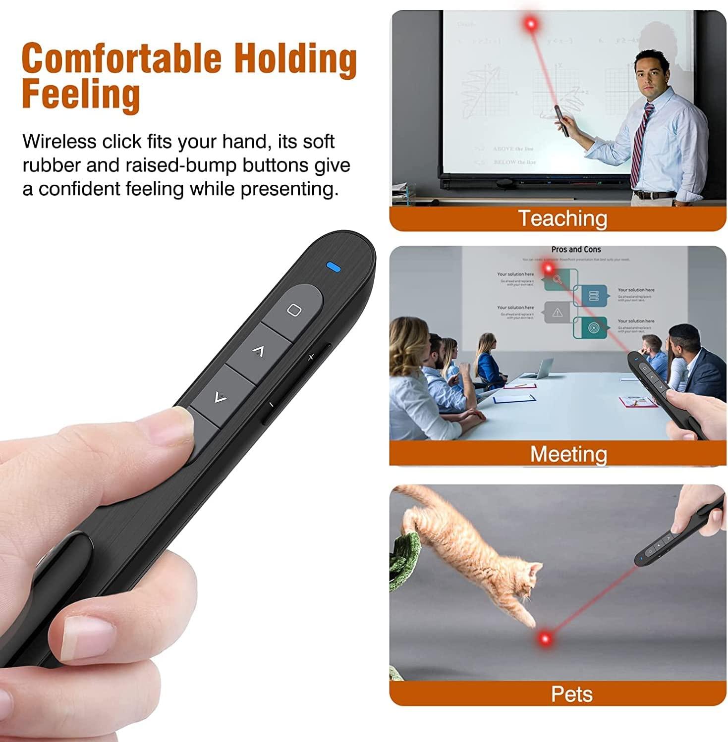 Máy thuyết trình không dây, Máy thuyết trình không dây có thể sạc lại, Trình chiếu 2.4GHz