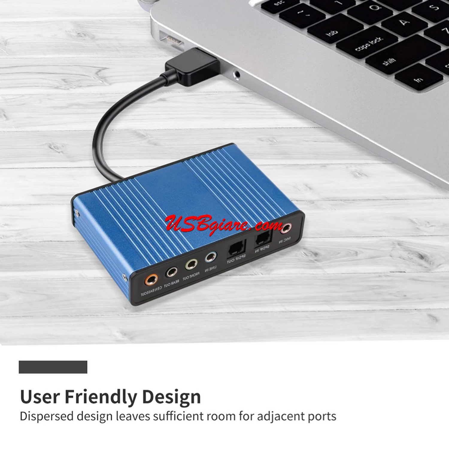 Card âm thanh USB 6CH Optical audio -DC941