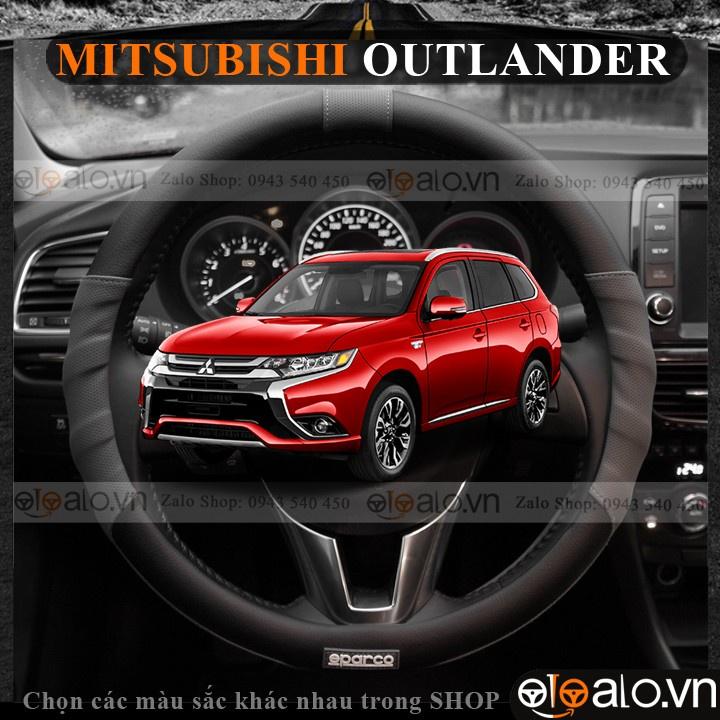Bọc vô lăng volang dành cho xe Mitsubishi Outlander da cao cấp chống trượt tay Mã SPAR