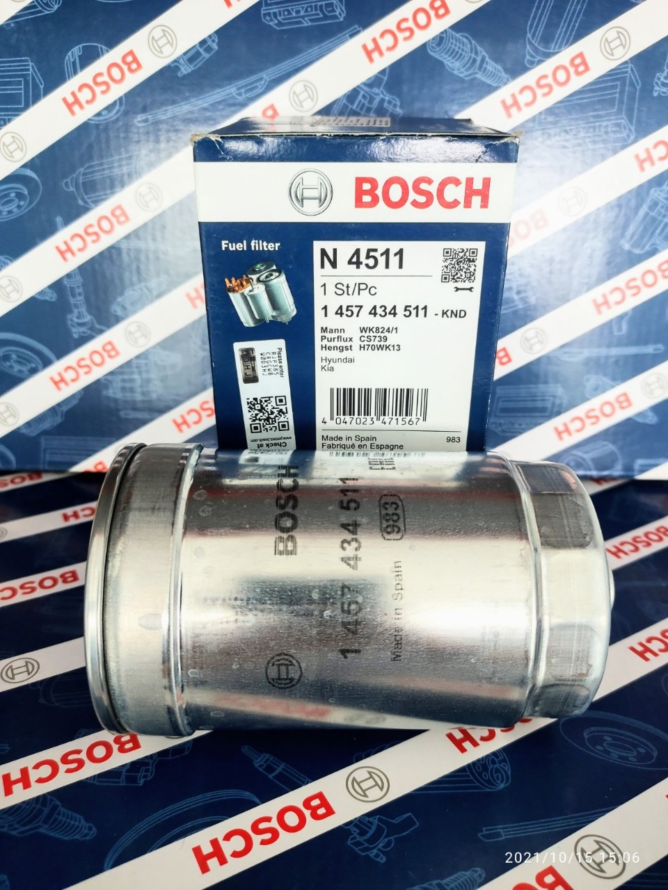 Lọc Nhiên Liệu Hyundai Solati, Grand Starex Máy dầu/Diesel - Bosch N4511