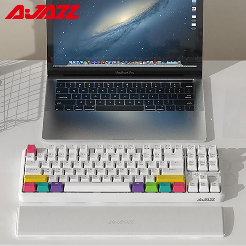 Ajazz cổ tay nghỉ ngơi bàn phím cơ 61/87/104 Keys Bàn phím Bàn phím Hỗ trợ bộ nhớ mềm Memory Memory Boam Bàn tay PU Leather