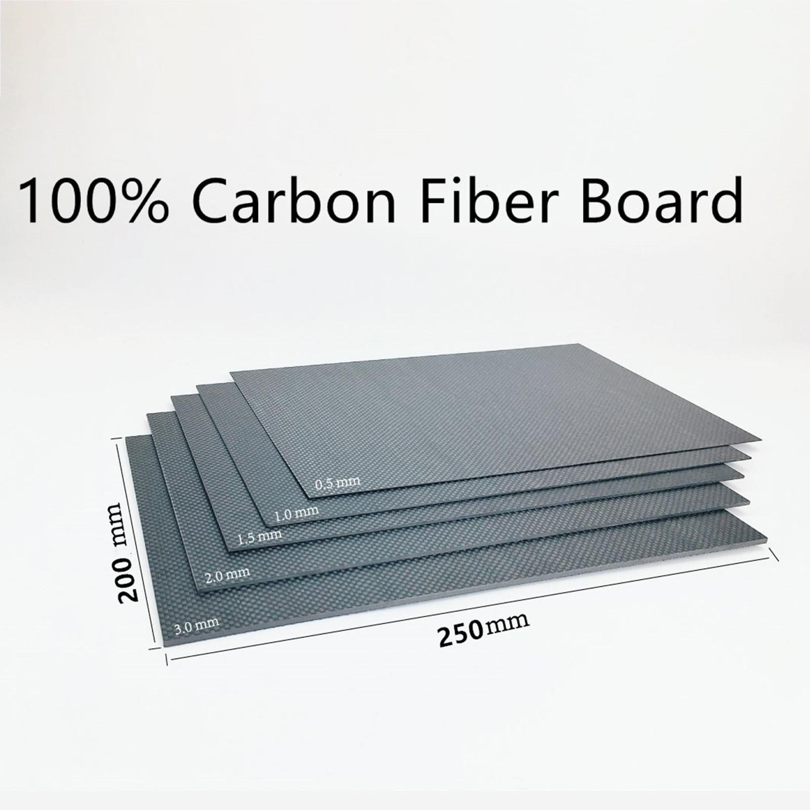 3K Full Carbon Fiber Plate Sheet Corrosion Resistant High Tensile Strength Model Airplane Board Material