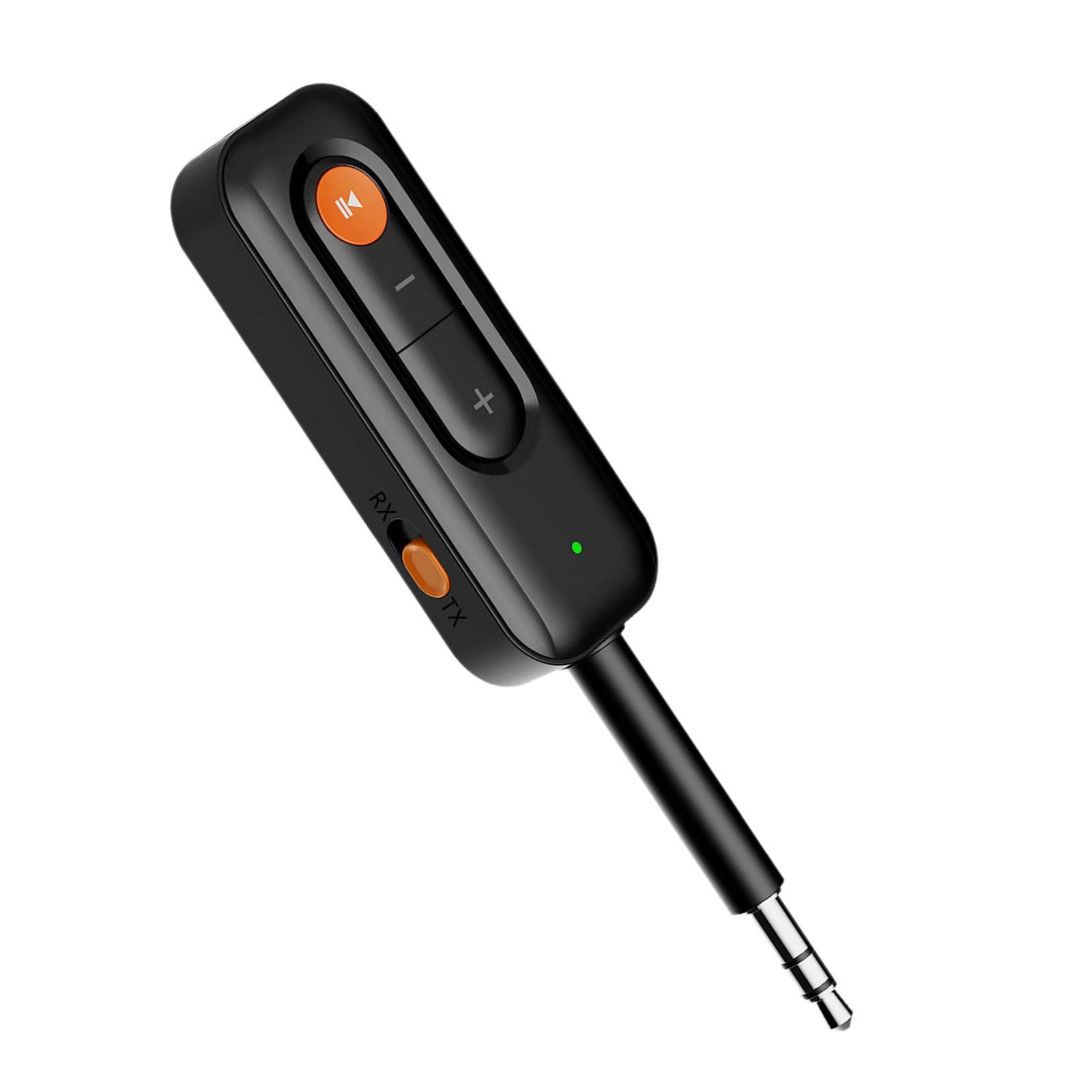 Audio and Receiver Noise Canceling Car AUX Audio Adapter for Earphones