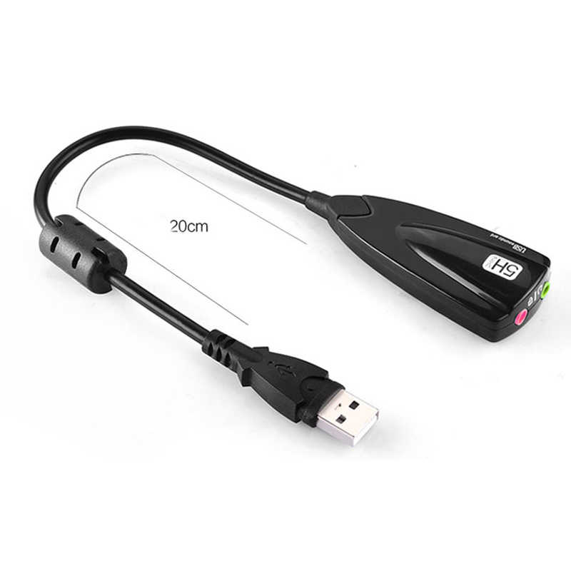 Cáp chia tín hiệu Micro và Loa âm thanh 3D cao cấp - Usb sound 7.1 AZONE