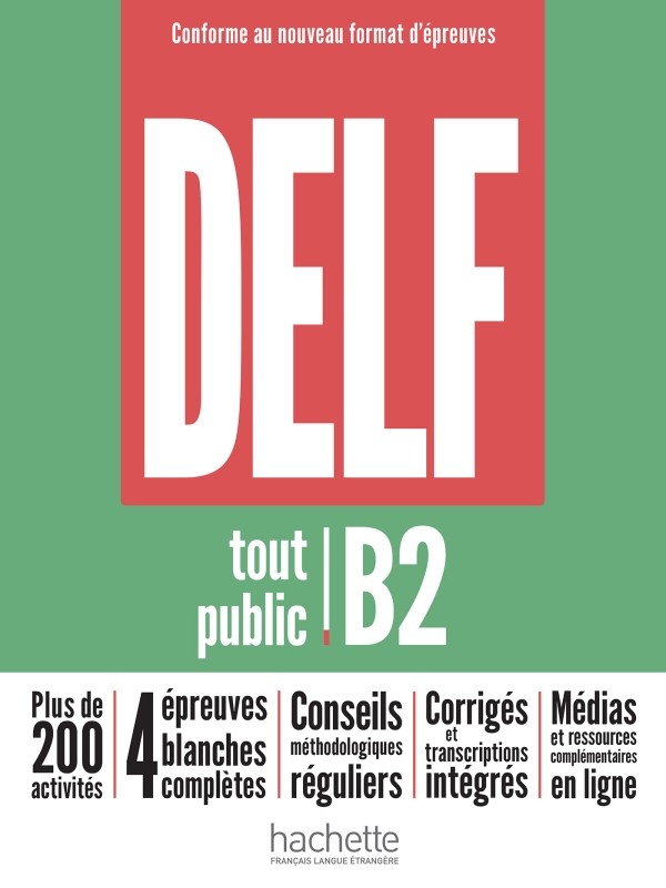 Sách học tiếng Pháp DELF TOUT PUBLIC - NOUVEAU FORMAT D'EPREUVES (B2)