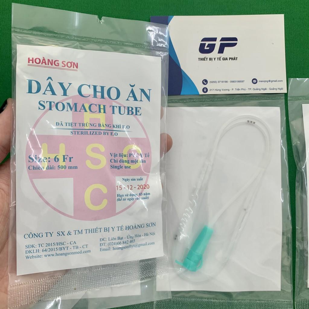 (COMBO 5 DÂY) DÂY CHO ĂN SỐ 6 CÓ NẮP CHO BÉ XÔNG DẠ DÀY KIỂM SOÁT FEEDING TUBE DÂY NUÔI ĂN