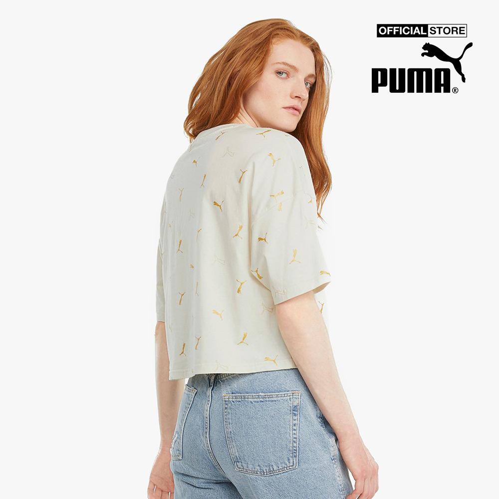 PUMA - Áo thun nữ ngắn tay Classics Graphics Printed 531633