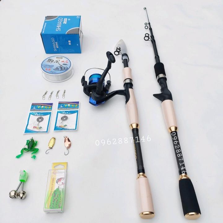 Bộ cần câu lure shimano rút cao cấp
