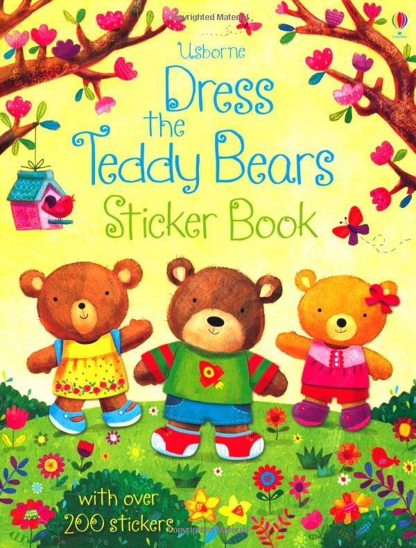 Dress the Teddy Bears Sticker Book