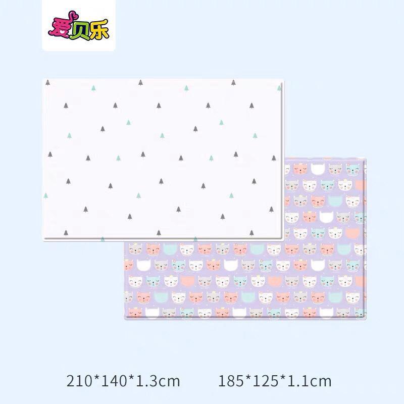 Thảm 100% Silicon Parklon- hình Mèo Violet