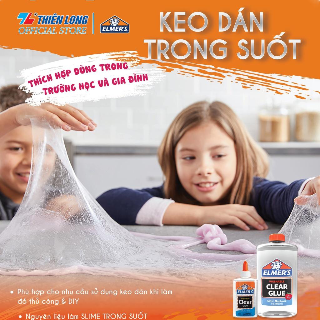 Keo Washable Clear Glue Elmer's trong suốt 147 ml