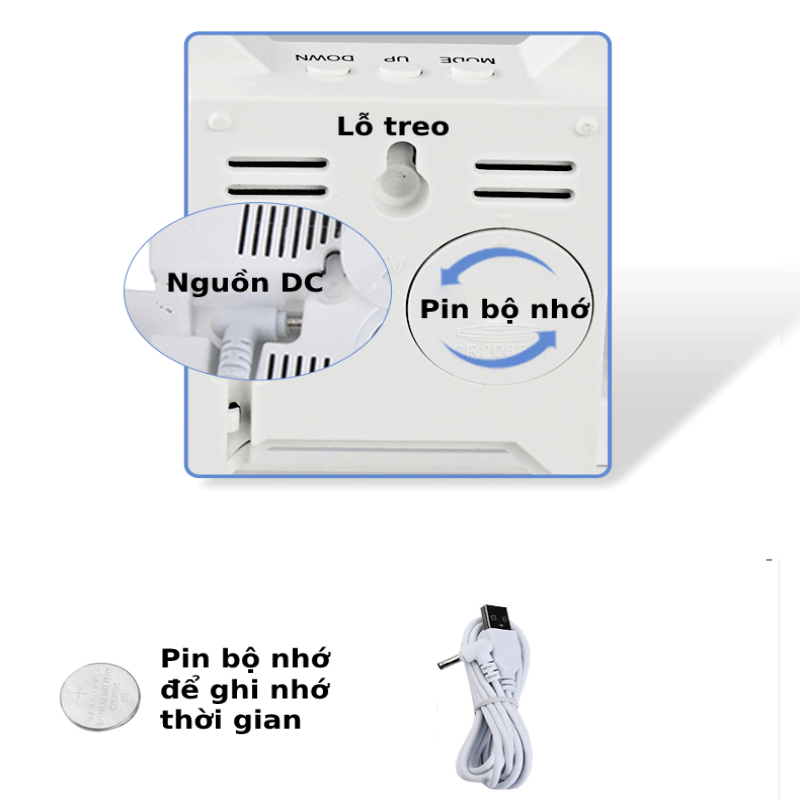 Đồng hồ LED 3D treo tường để bàn thông minh phong cách Hàn Quốc