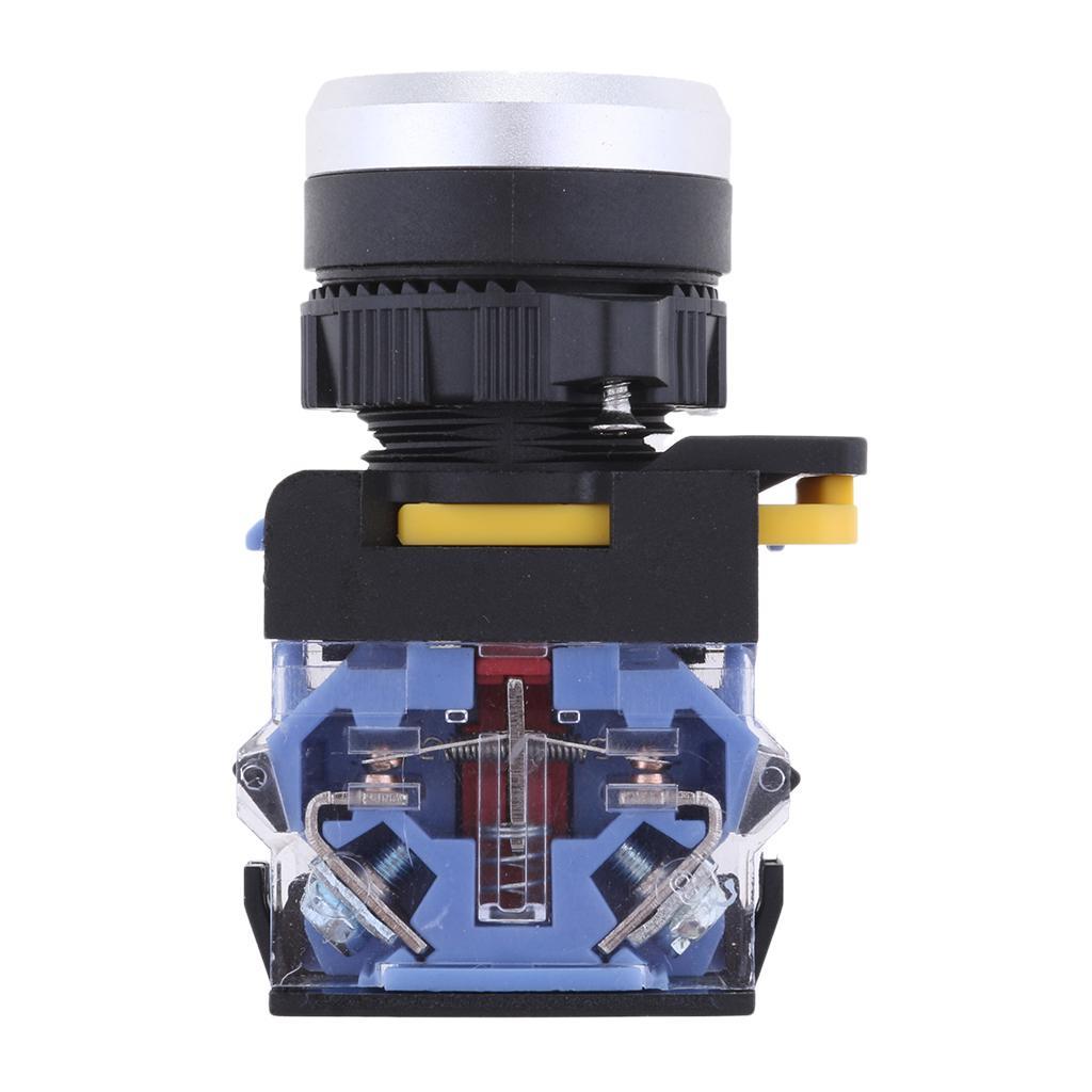 New 660V 10A Self-Locking Push Button Switch 22mm Mounting IP54 Waterproof