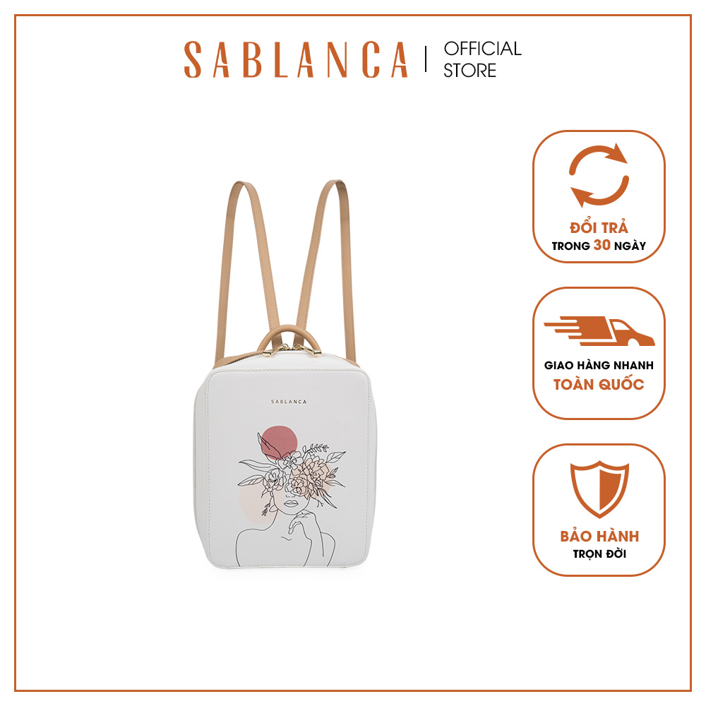 Balo nữ thời trang họa tiết cô gái SABLANCA 5051BP0066