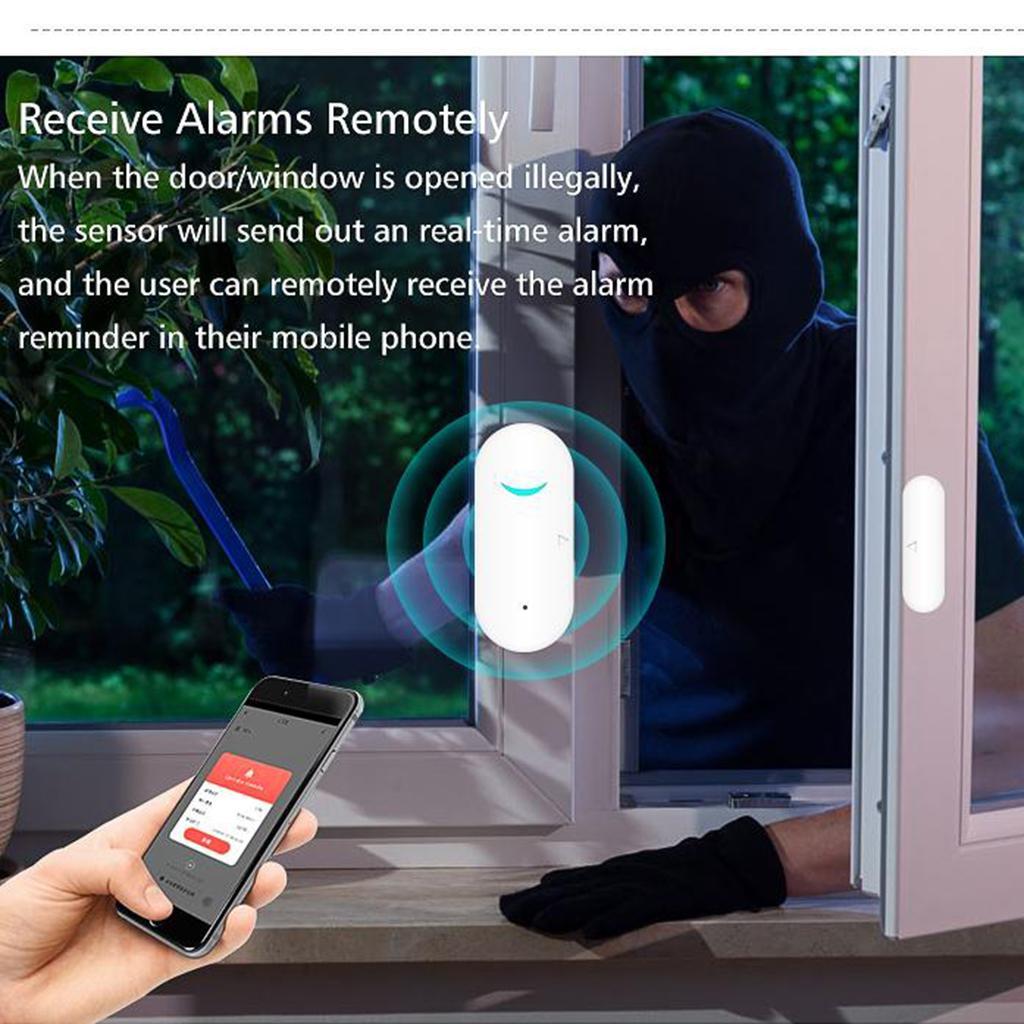 Door Entry Sensor Alarm Wireless Sensor Detector for Home Garage Security