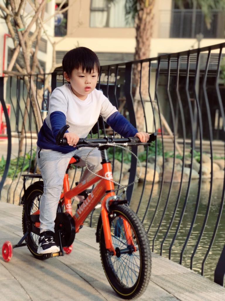 Xe đạp trẻ em Wiibike Wall.E Kid 4 bánh 16inch bé trai