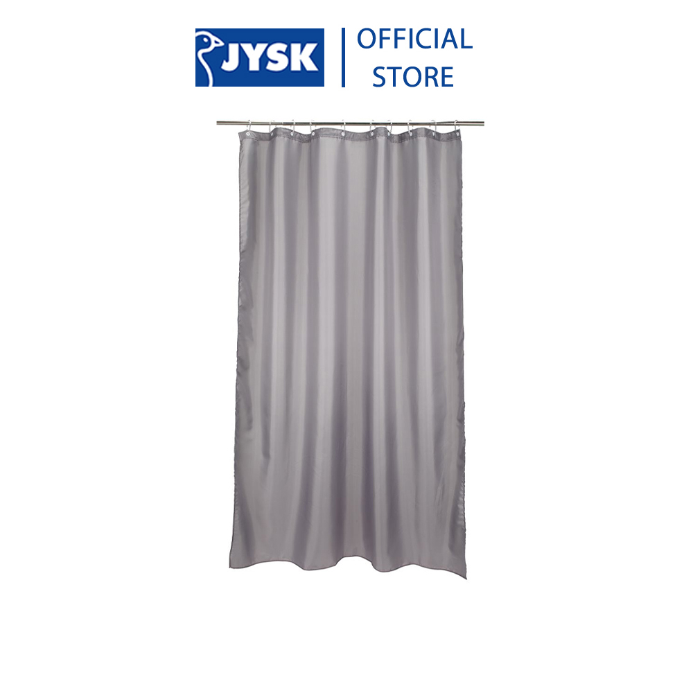 Rèm phòng tắm | JYSK Hammar | polyester | xám | R150xD200cm