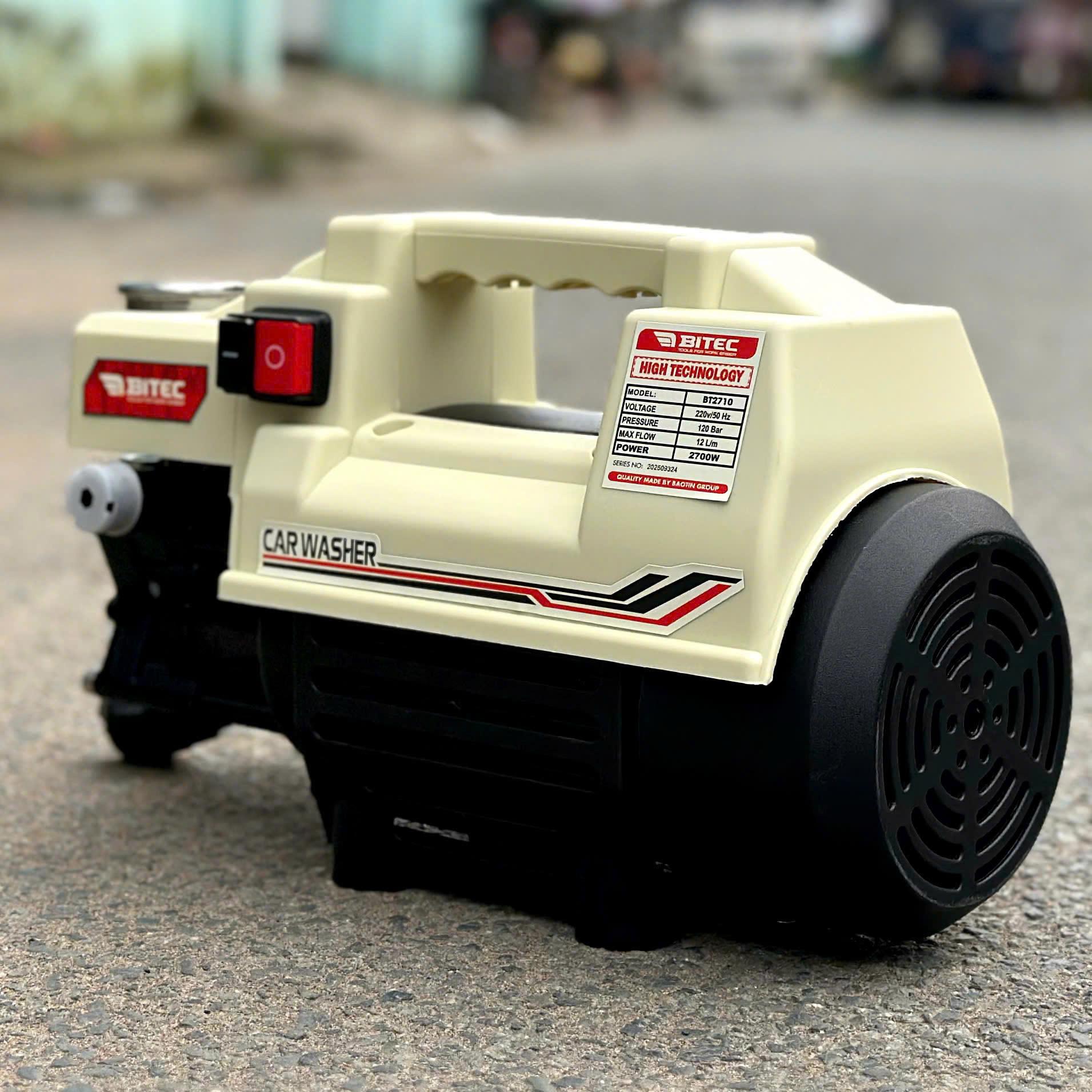 MÁY RỬA XE 2700W 120BAR BT2710 BTEC - HÀNG CHÍNH HÃNG