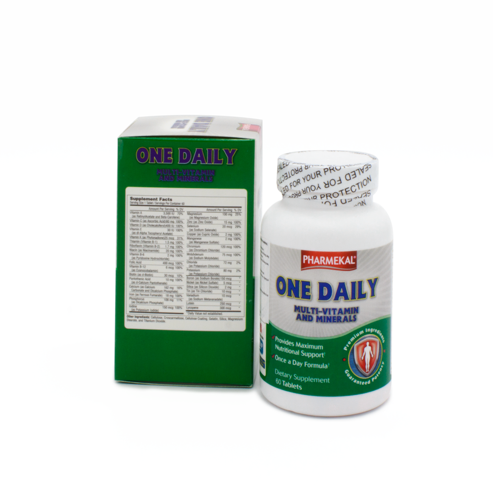 Viên Uống Bổ Sung Vitamin Và Khoáng Chất OneDaily Multivitamin and Mineral Pharmekal - 60 Viên