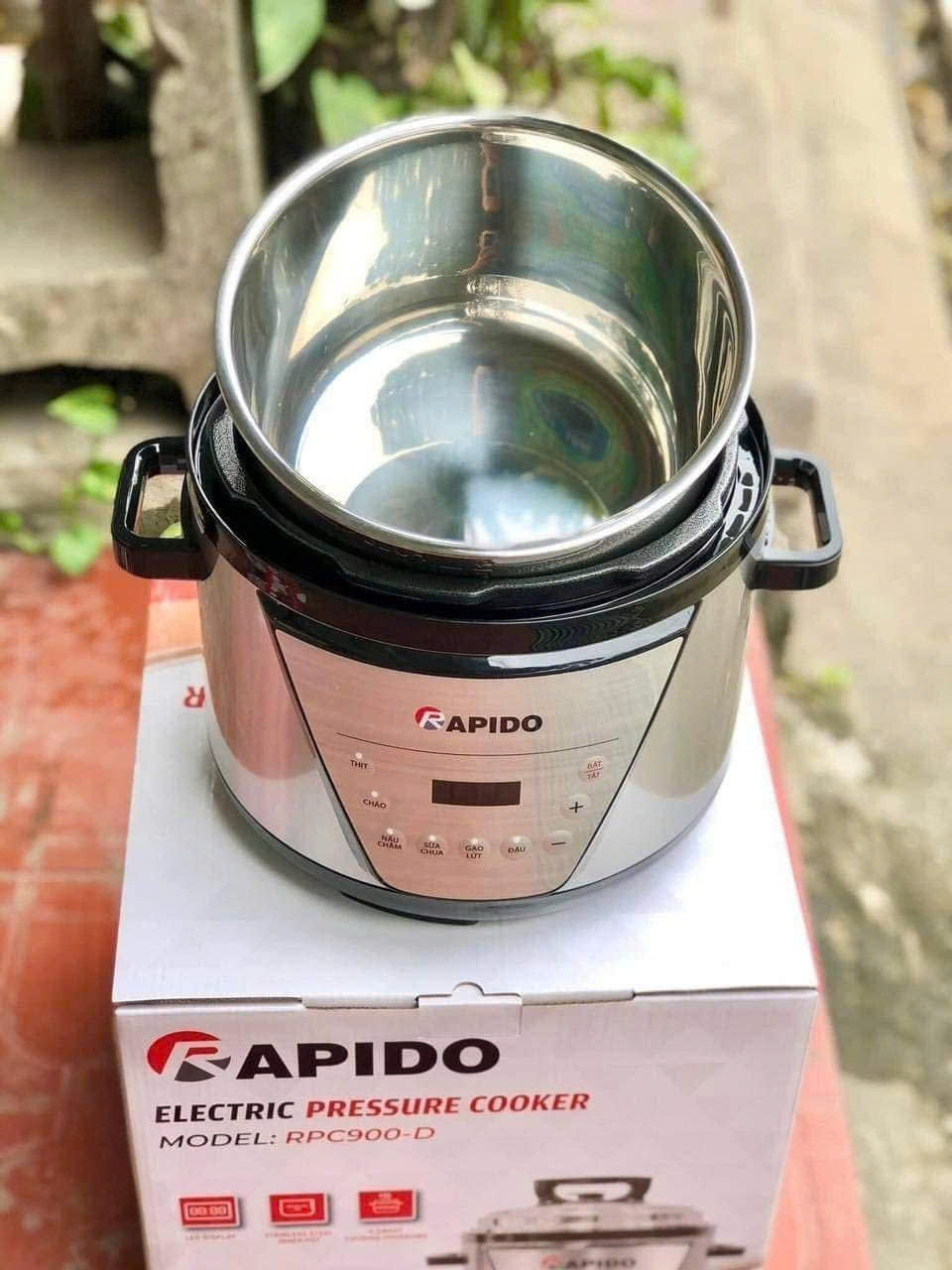 [Hàng chính hãng] Nồi áp suất Rapido 5 lít RPC900-D