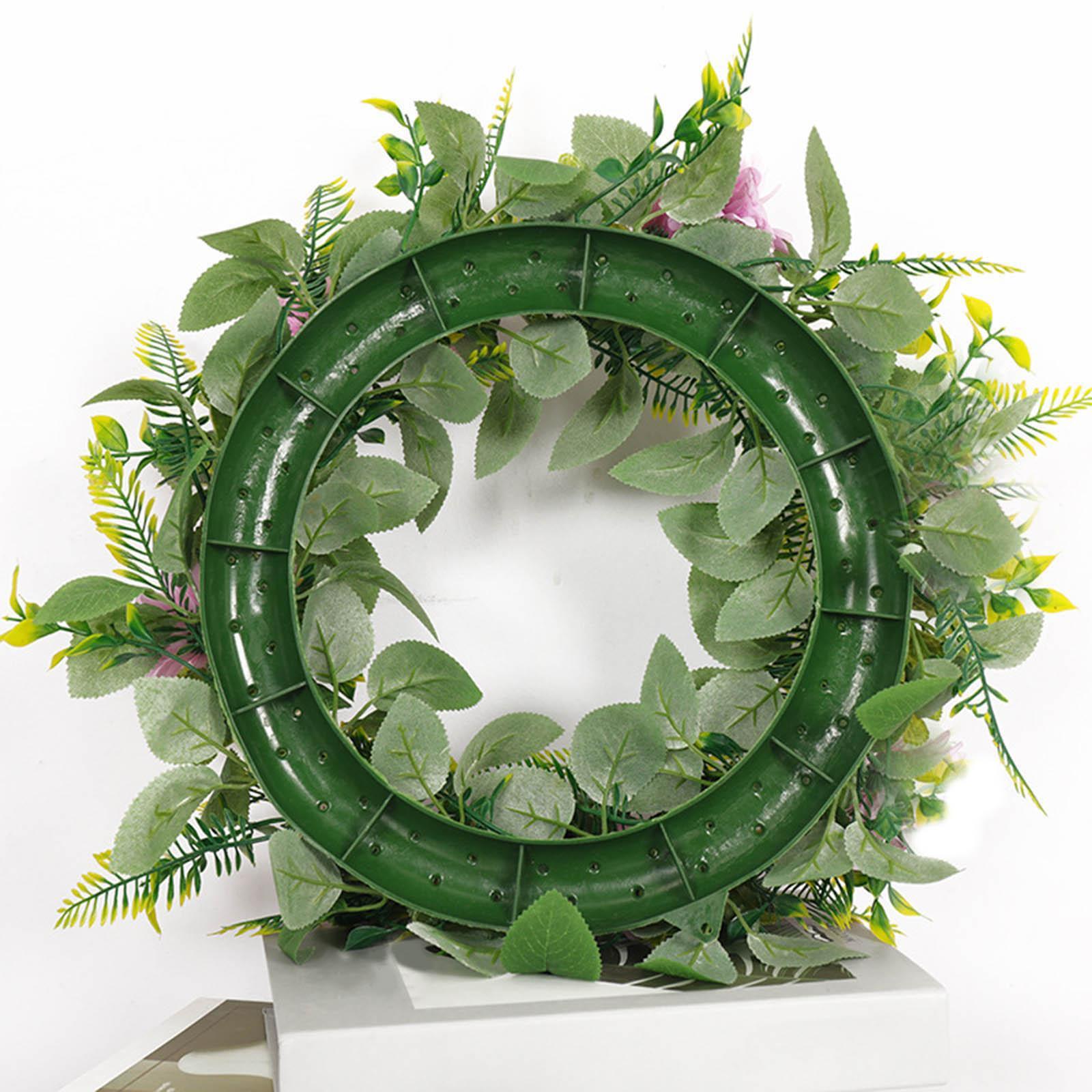 Artificial Flower Wreath for Front Door Floral Wreath for White