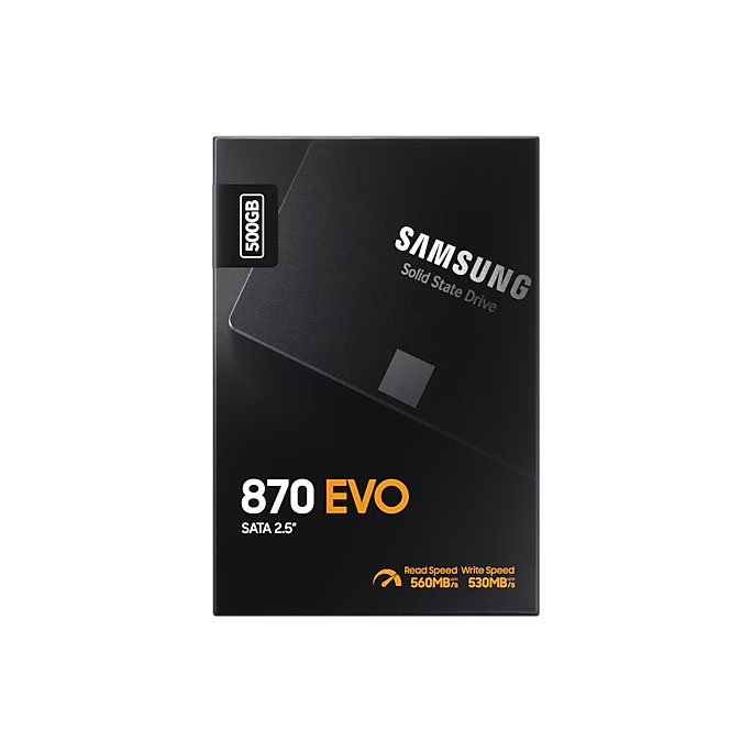 Ổ Cứng Samsung SSD Gắn Trong 870 EVO SATA 2.5 inch 500GB MZ-77E500BW - Hàng Chính Hãng