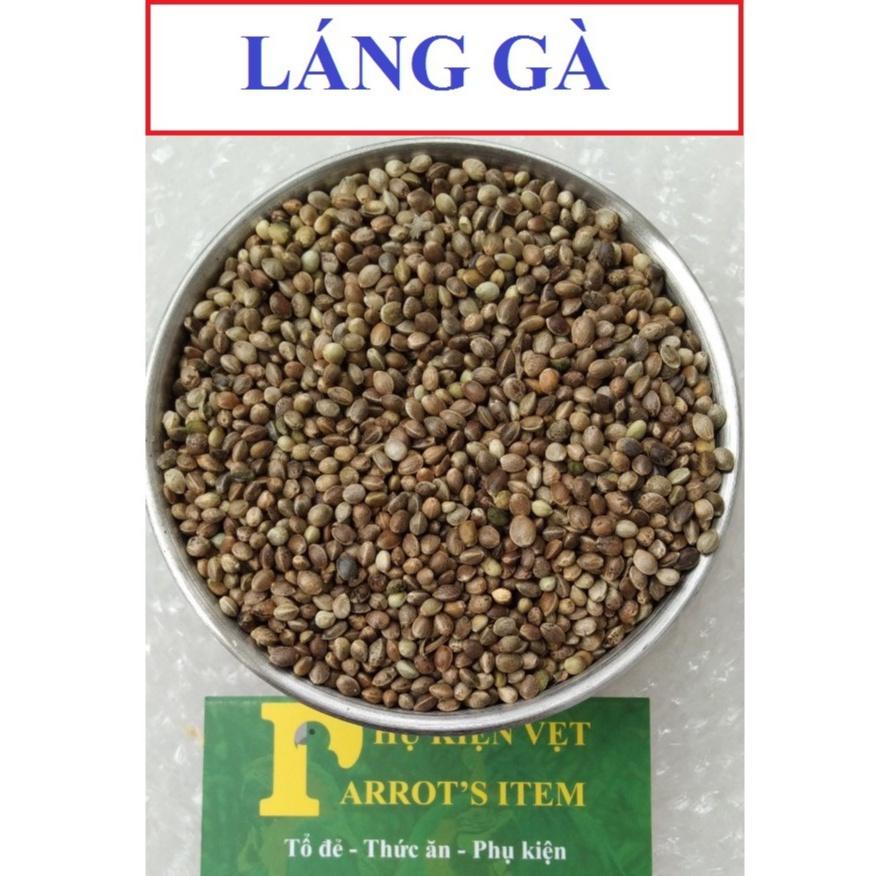 1Kg hạt Láng gà(tròn) cho thú cưng,vẹt và chim