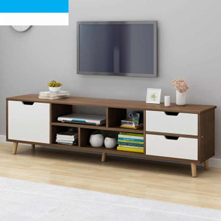 Kệ tivi kệ trang trí tivi treo tường BAH014 - Kệ tivi treo tường bằng gỗ có ngăn kéo trang trí phòng khách