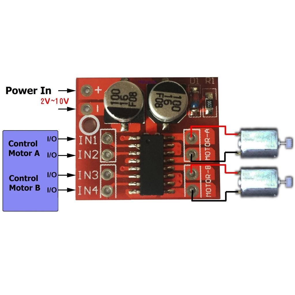 Mạch Điều Khiển Động L298N mini