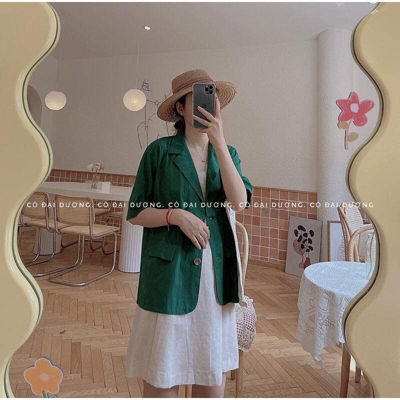 Áo blazer chất đũi