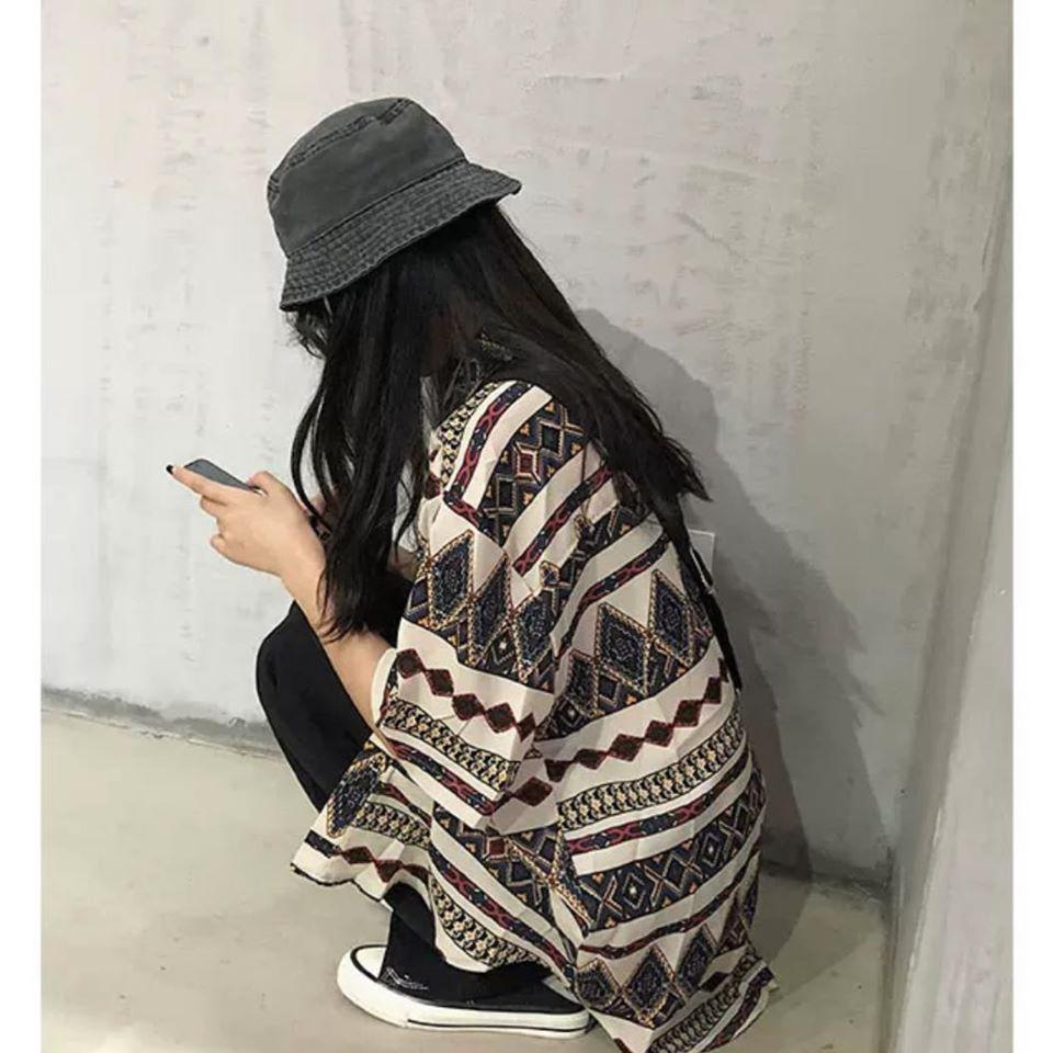Được Kiểm Hàng Trước Áo sơmi tay lỡ unisex HÀNG SIÊU CẤP