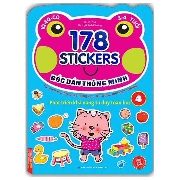 178 Stickers - Bóc Dán Thông Minh Phát Triển Khả Năng Tư Duy Toán Học  - Tập 4