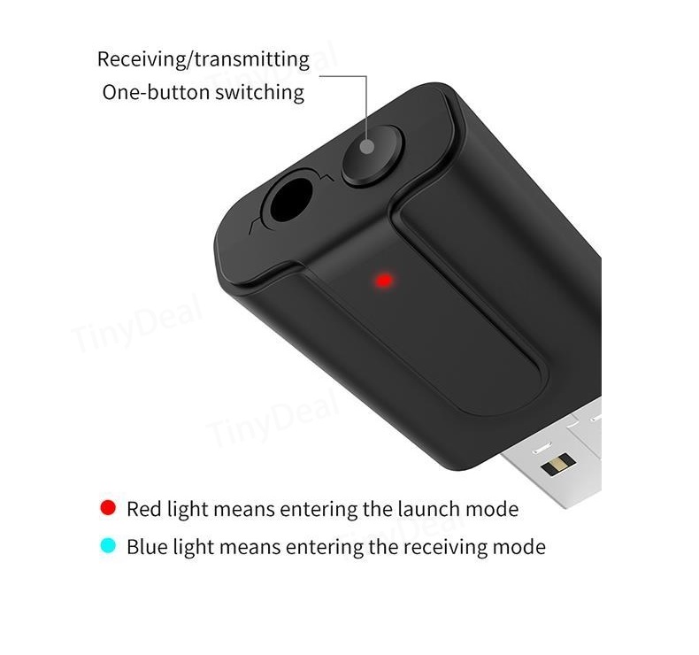 SOAIY Thiết Bị Thu Phát Nhạc Không Dây Bluetooth 5.0 BT-T10 - Hàng Nhập Khẩu