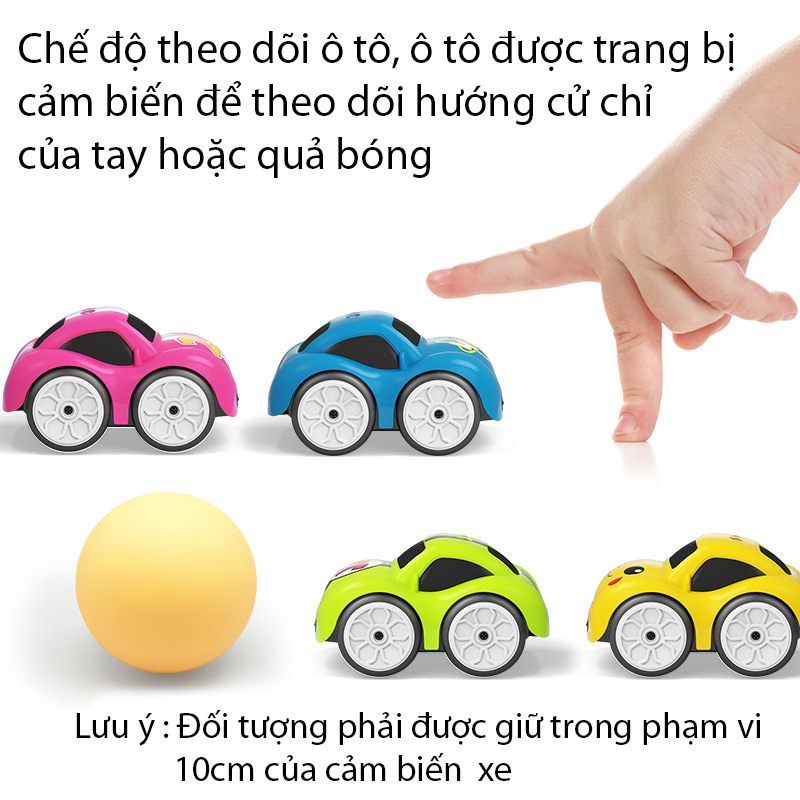 Xe ô tô điều khiển từ xa KAVY NO.8808 thông minh đa chức năng cảm biến ngoại vật, di chuyển 360 độ đi theo đường nét vẽ