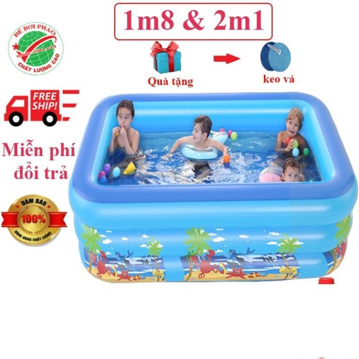 BỂ BƠI PHAO BƠI 1m3 1m5 1m8 2m1 GIÁ SIÊU TỐT, TẶNG KÈM BỘ KEO VÁ