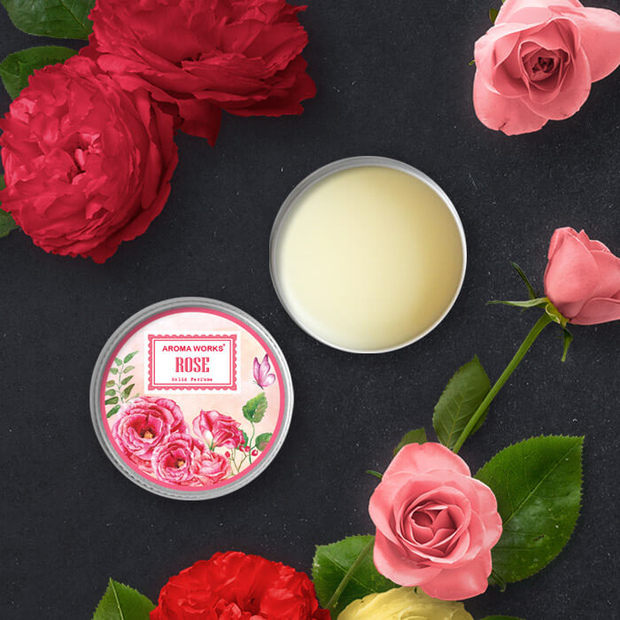 Nước Hoa Khô Aroma Works Solid Perfume 15g - Rose