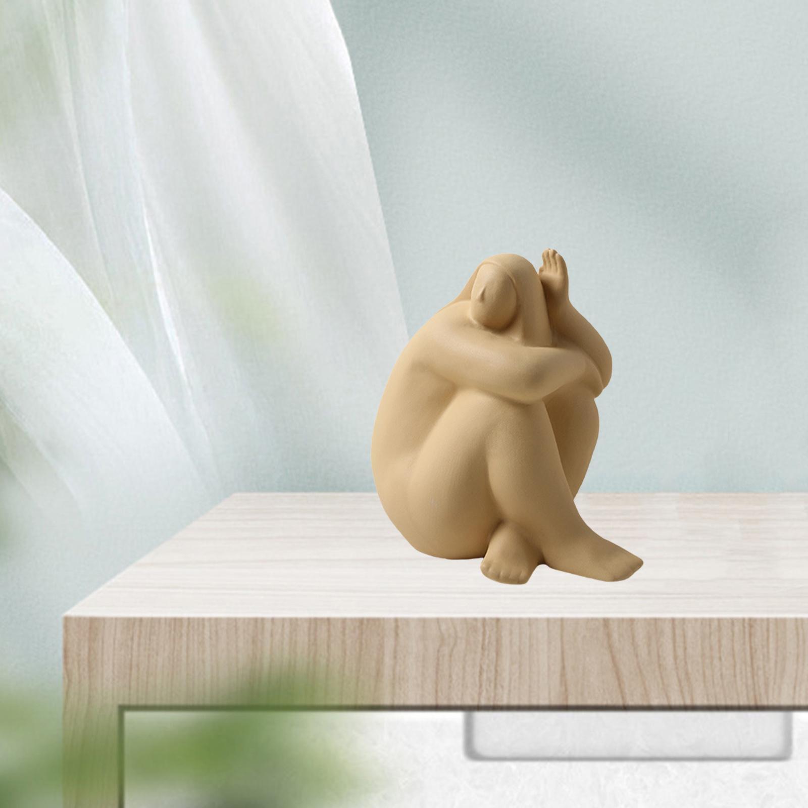 Art Figure Statue Abstract Character Figurine for Tabletop Office Decor