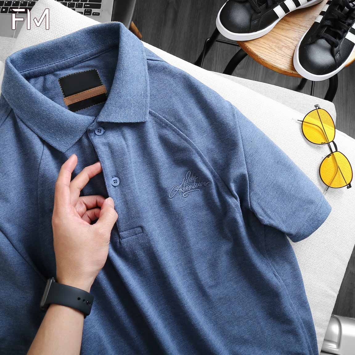 Áo Polo nam cổ bẻ ngắn tay, chất liệu vải cá sấu cotton cao cấp, trẻ trung, năng động – FORMEN SHOP – FMPS150