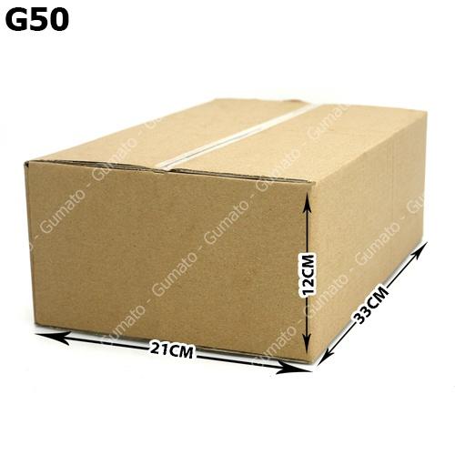 Hộp giấy size 33x21x12 cm, thùng carton gói hàng Everest