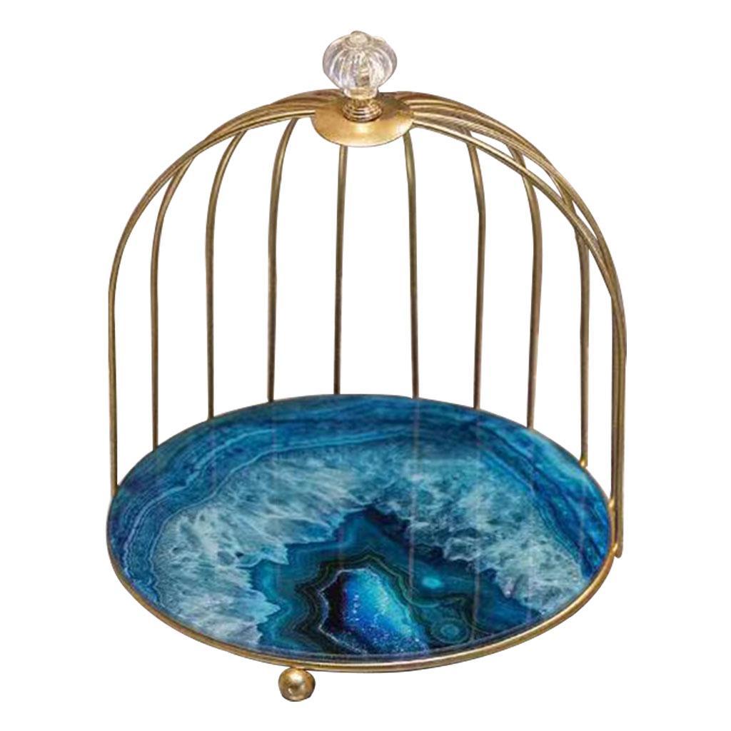 2Pcs Cage Shaped Makeup Organiser Brushes Cosmetics Makeup Storage Holder