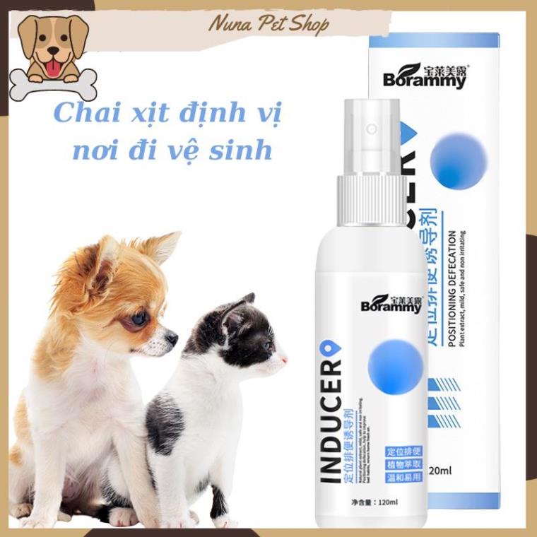 Chai xịt định vị nơi đi vệ sinh cho chó mèo