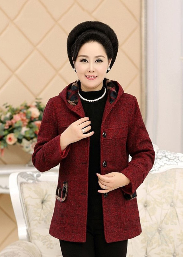 Áo Khoác Dạ Người Già, Người Lớn Tuổi NGD03