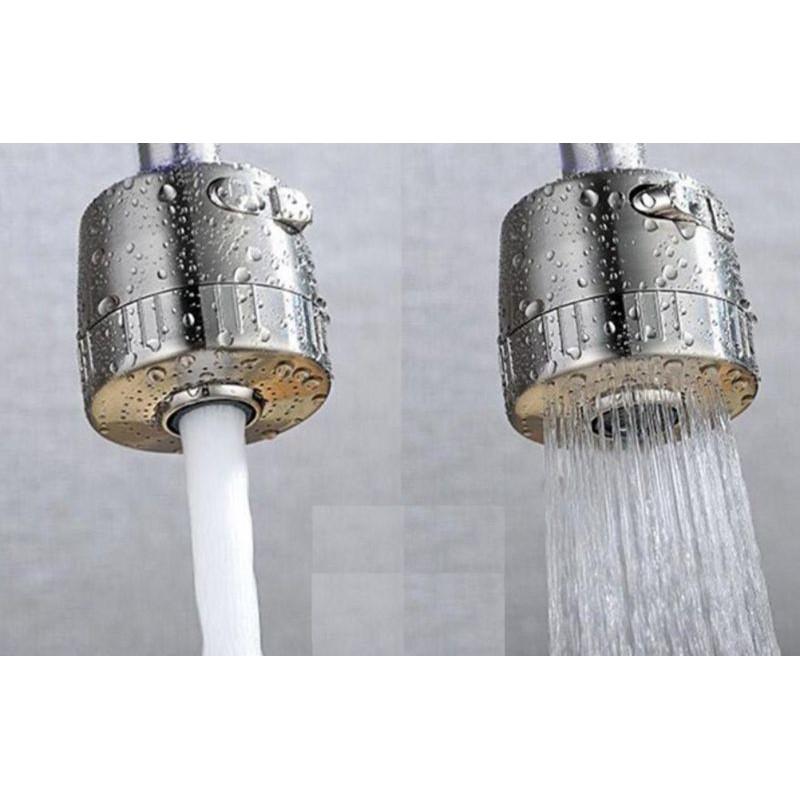 Vòi rửa chén Nóng Lạnh cần lò xo đầu vòi tăng áp 2 chế độ INOX 304 cao cấp HPN-RC08.Tặng kèm 2 dây cấp