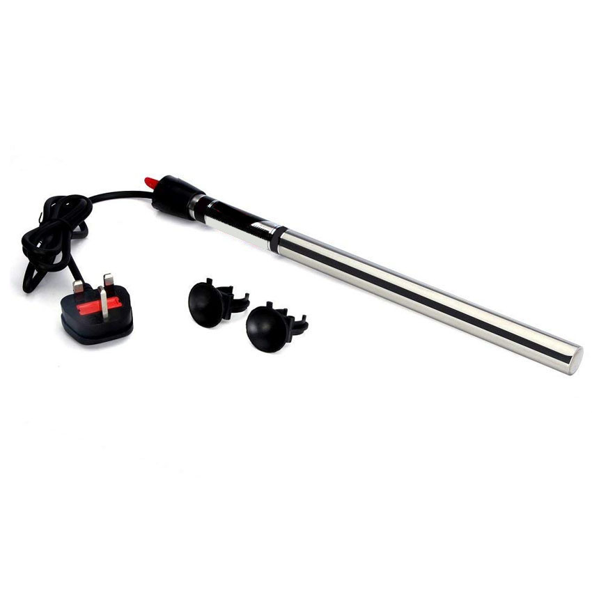 Máy sưởi 300W siêu ấm cho hồ cá, bể cá, vỏ inox chống va đập