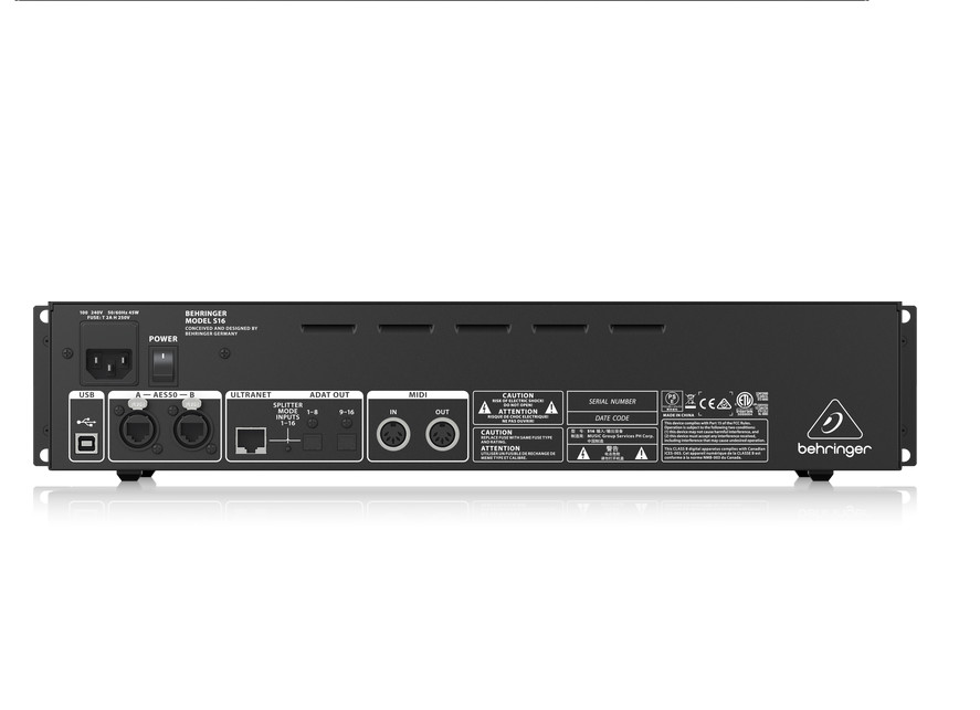 Hộp kết nối 16 đường tín hiệu vào, 8 đường tín hiệu ra BEHRINGER, model: S16 - Hàng Nhập Khẩu