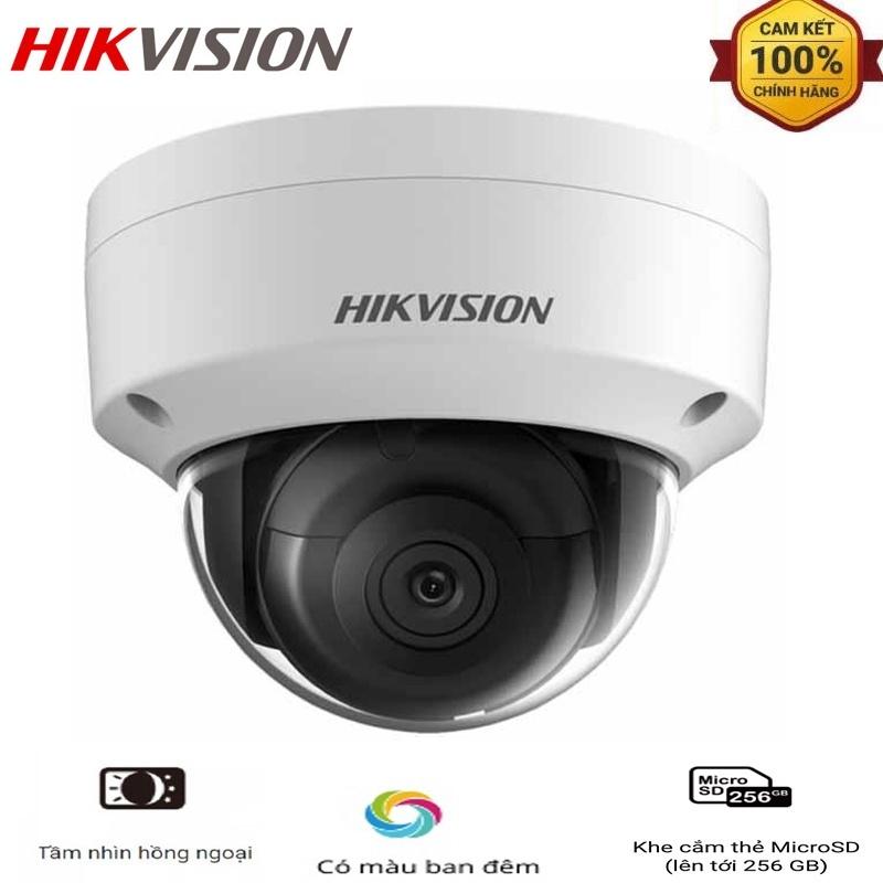 Camera IP Bán Cầu HIKVISION DS-2CD2123G2-IU 2MP, DS-2CD2143G2-IU 4MP,DS-2CD2163G2-IU 6MP Tích Hợp Mic, chuẩn nén H265+ - Hàng Chính Hãng