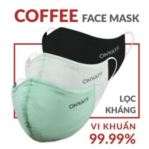 Khẩu trang vải coffee cao cấp khử mùi SAO 4014 chính hãng Onways