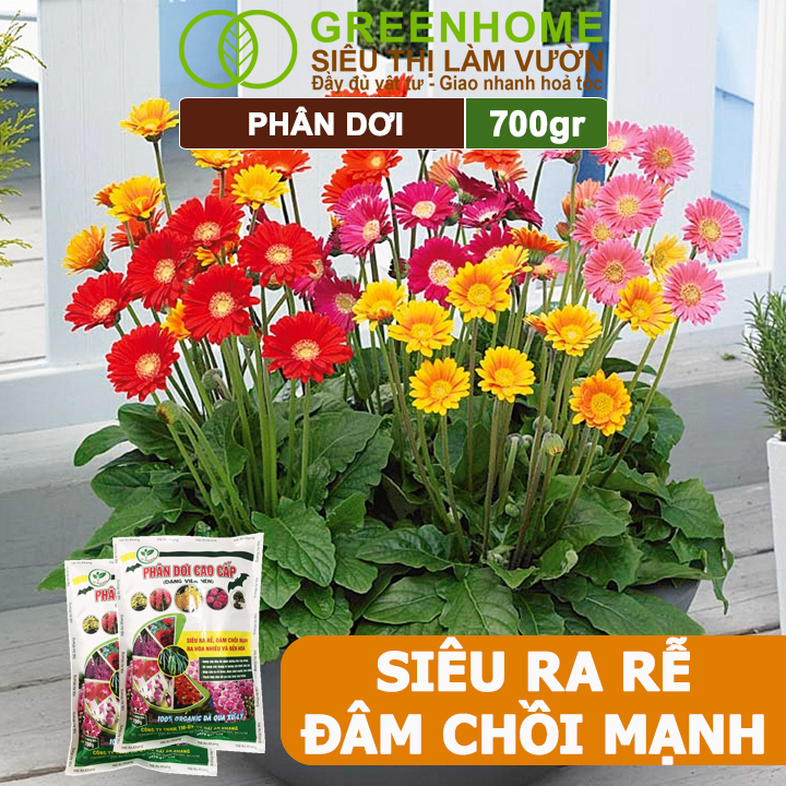 Phân Dơi Greenhome, Bao 700gr, Viên Nén, Đã Qua Xử Lý, Ra Rễ Mạnh, Hoa Nhiều, Tốt Cho Lan, Kiểng, Rau, Cây Ăn Trái